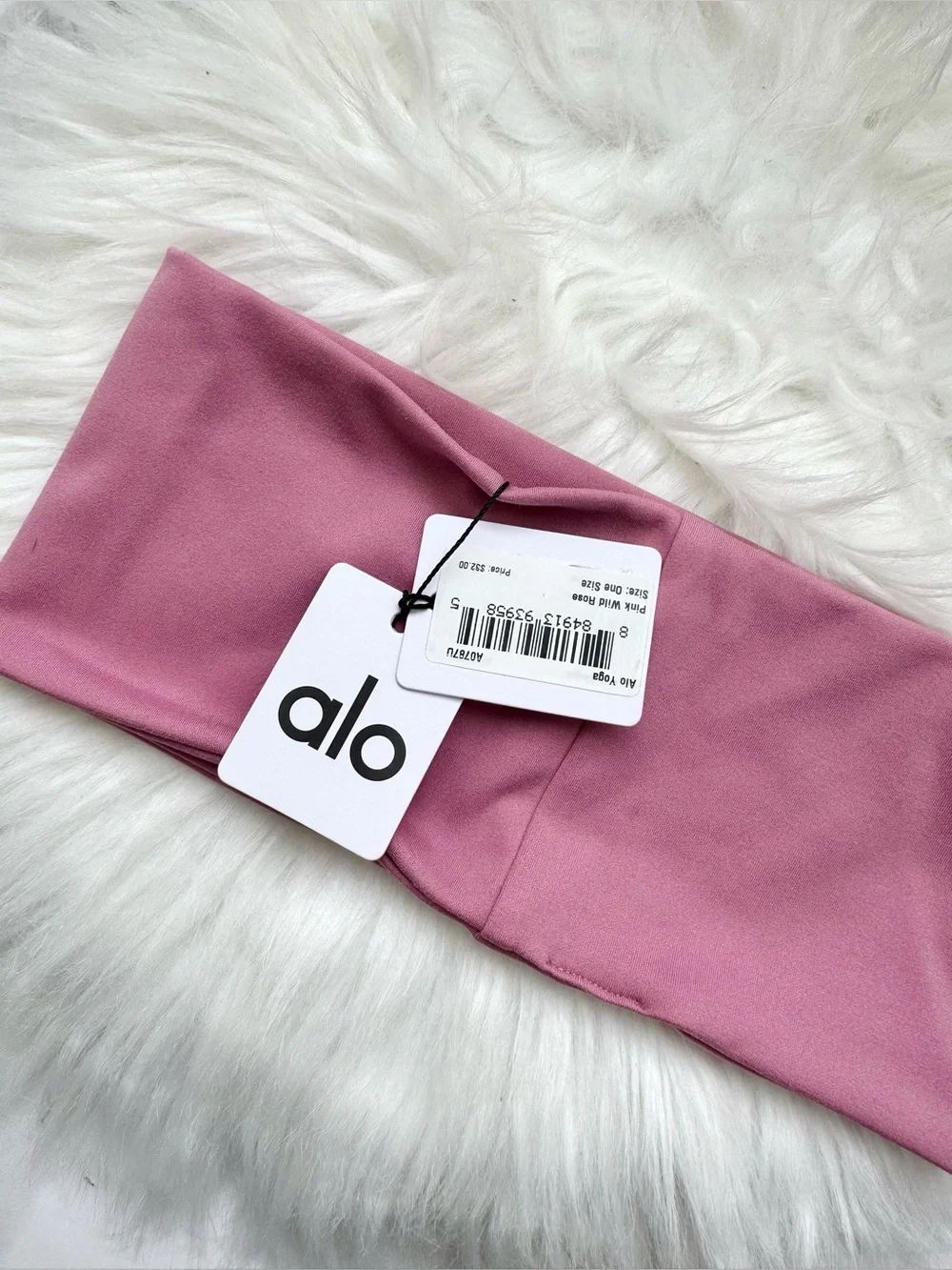 ALO Yoga Pink Stretch Headband